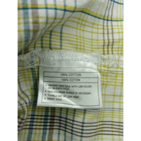 Ariat Womens Sz M Pearl Snap Western Shirt Multicolor Plaid Long Sleeve - Picture 5 of 5